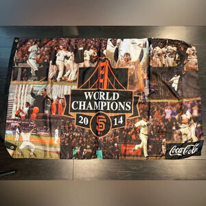 San Francisco Giants MLB 2014 World Series Baseball Team Flag Collectible